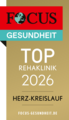 Focus Siegel Top-Rehaklinik Herz- Kreislauf 2025